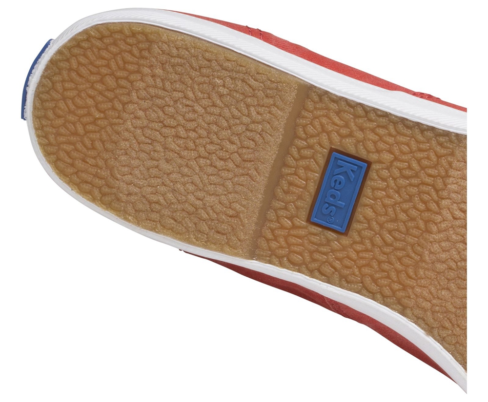 Slip Ons Keds Mujer Rojas - Chillax Seasonal - 976-SLUHDB